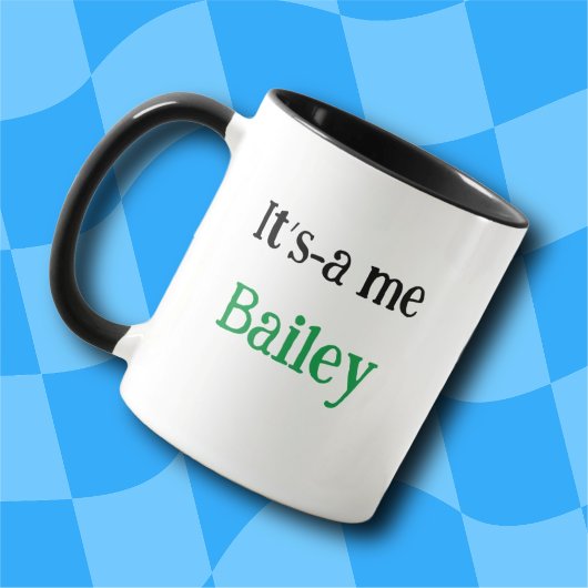 Maßgeschneiderte Tasse für die grüne Cap Little Mo