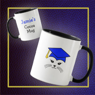 Maßgeschneiderte Tasse für klassische Cat Graduate