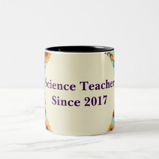 Maßgeschneiderte Tasse für zwei Töne Blumenkaffee