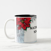 Maßgeschneiderte Tasse für zwei Töne Mathematikleh (Links)