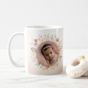 Maßgeschneiderte Tasse mit Fairy Frame für Baby-Fo