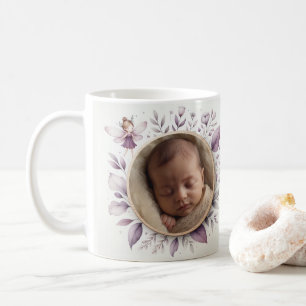 Maßgeschneiderte Tasse mit Fairy Frame für Baby-Fo