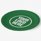 Maßgeschneiderte Teller für Ihr Logo hier Party li (Schrägansicht)