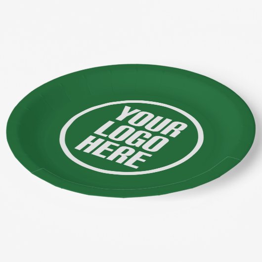 Maßgeschneiderte Teller für Ihr Logo hier Party li (Schrägansicht)