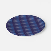 Maßgeschneiderte Teller mit Weihnachtsbäumen (Schrägansicht)