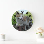 Maßgeschneiderte Teppichdecke Große Wanduhr (Zuhause)