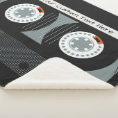 Maßgeschneiderte Textdeckeln für das Retro-Casette Sherpadecke (3/4)