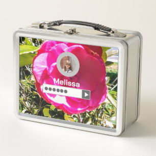 Maßgeschneiderte Tischlampe Metall Brotdose