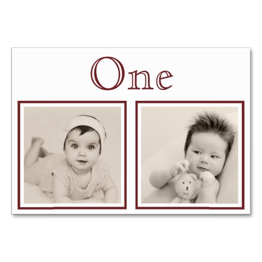 Maßgeschneiderte Tischnummer der Brillengrösse (Vorderseite)