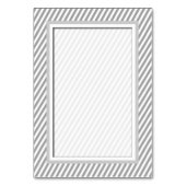 Maßgeschneiderte Tischnummer-Karten mit grauem Str Tischnummer (Rückseite)