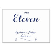 Maßgeschneiderte Tischnummern für Hochzeiten in We (Vorderseite)