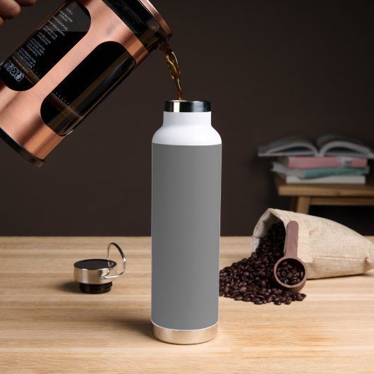 Maßgeschneiderte Titan-Graue Flasche (Kaffee)