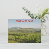 Maßgeschneiderte Tokaj-Weinberge, Ungarische Karte (Stehend Vorderseite)