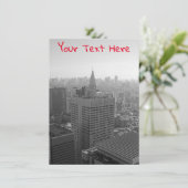 Maßgeschneiderte Tokyo Skyline-Karte Karte (Stehend Vorderseite)