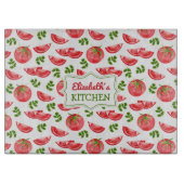 Maßgeschneiderte Tomaten Wasserfarbe, Küche Schneidebrett (Vorderseite)