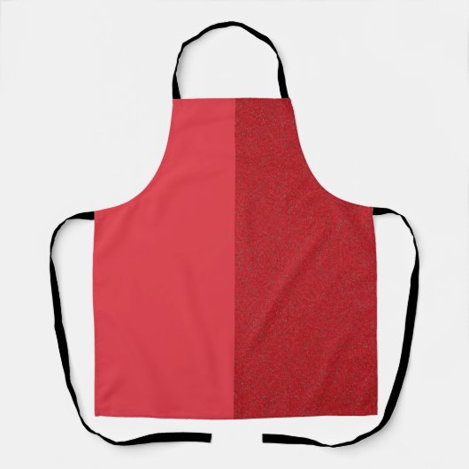 Maßgeschneiderte Tomato Red Dual-Tone-Schürze Schürze (Vorderseite)