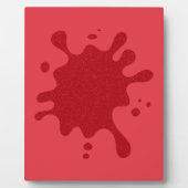 Maßgeschneiderte Tomato Red Splash Plaque Fotoplatte (Vorderseite)