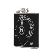 Maßgeschneiderte Ton-Flasche Flachmann (Links)