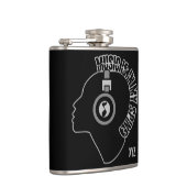 Maßgeschneiderte Ton-Flasche Flachmann (Rechts)