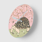 Maßgeschneiderte Tortoise Clock Runde Wanduhr (Winkel)