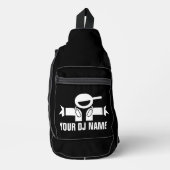 Maßgeschneiderte Tragetasche mit Musik DeeJay Logo Crossbody Bag (Vorderseite)