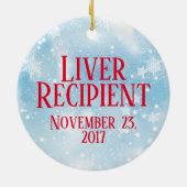 Maßgeschneiderte Transplantation Empfängnisverhütu Keramik Ornament (Hinten)