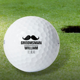 Maßgeschneiderte Trauzeuge Trauzeuge Groom Wedding Golfball
