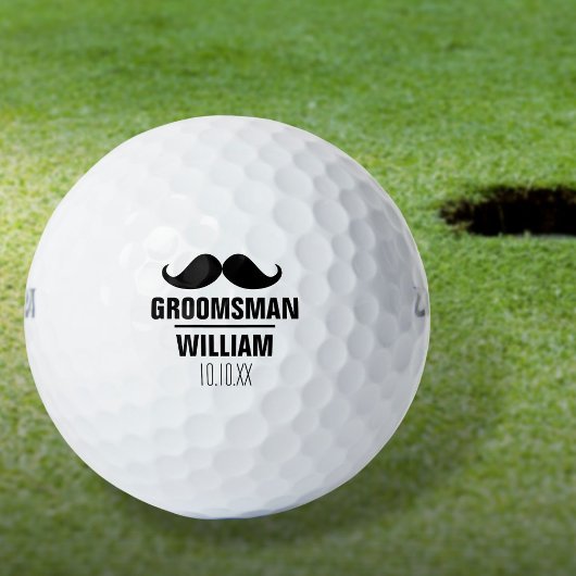 Maßgeschneiderte Trauzeuge Trauzeuge Groom Wedding Golfball