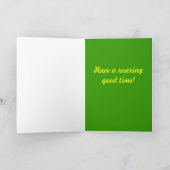 Maßgeschneiderte Triceratops Dinosaur Happy Birthd Karte (Innenseite)