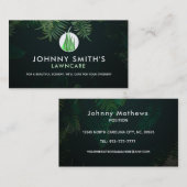 Maßgeschneiderte Tropenkarte Visitenkarte (Vorne/Hinten)