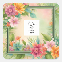 Maßgeschneiderte Tropical Packaging Stickers