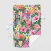 Maßgeschneiderte tropische golfhandtuch (Insitu)