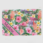 Maßgeschneiderte tropische golfhandtuch (Horizontal)