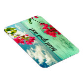 Maßgeschneiderte tropische Szene Magnet (Rechte Seite)