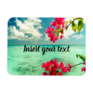 Maßgeschneiderte tropische Szene Magnet