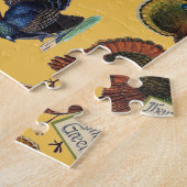 Maßgeschneiderte Truthühner für Vintagen Erntedank Puzzle (Seite)