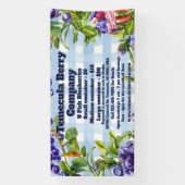 Maßgeschneiderte U-Pick Blue Berry Farm Sales Werb Banner (Vertikal)