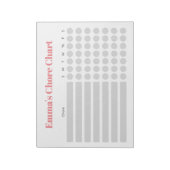 Maßgeschneiderte Übersicht Notizblock (Rotiert)