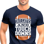 Maßgeschneiderte und Touchdowns Fußball Sports T-Shirt