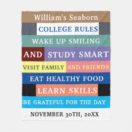 Maßgeschneiderte Uni sorgt für den unangenehmen Üb Fleecedecke