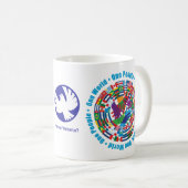 Maßgeschneiderte "Unity Brew Coffee Tasse for Peac (VorderseiteRechts)