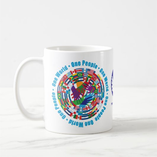 Maßgeschneiderte "Unity Brew Coffee Tasse for Peac (Links)