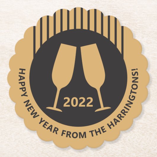 Maßgeschneiderte Untersetzer für Champagner (Vorderseite)