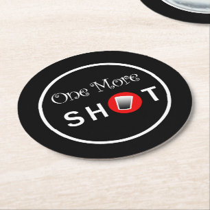Maßgeschneiderte Untersetzer mit Shot Glass Graphi