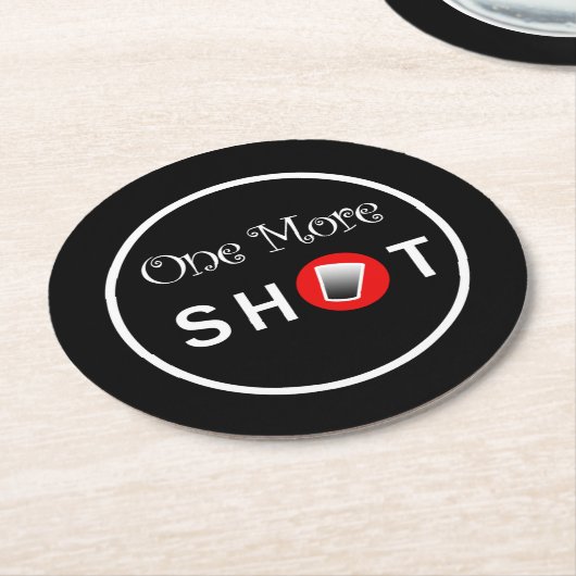 Maßgeschneiderte Untersetzer mit Shot Glass Graphi (Angewinkelt)