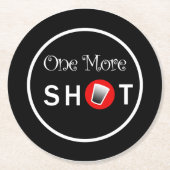 Maßgeschneiderte Untersetzer mit Shot Glass Graphi (Vorderseite)