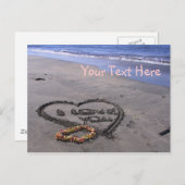 Maßgeschneiderte Valentine Feiertagspostkarte (Vorne/Hinten)