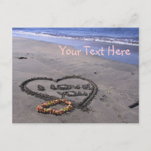 Maßgeschneiderte Valentine Feiertagspostkarte