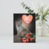 Maßgeschneiderte Valentine Feiertagspostkarte (Stehend Vorderseite)