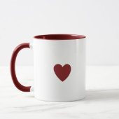 Maßgeschneiderte Valentine I Liebe You Teddy Bear  Tasse (Links)